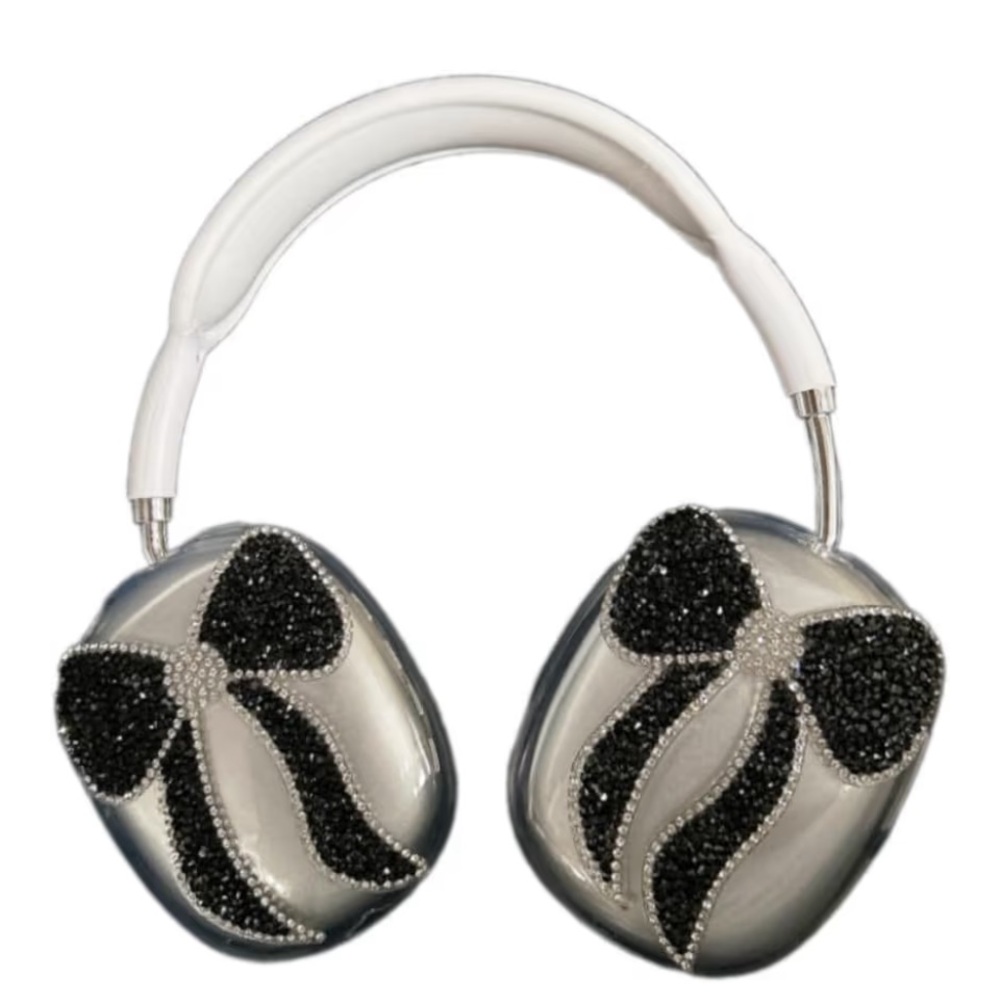 Compatible with AirPods Max Case,Cute Bow Luxurious Design
